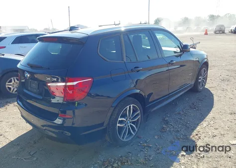 2016 BMW X3 xDrive35I z USA, uszkodzony, nr VIN 5UXWX7C57G0K36949